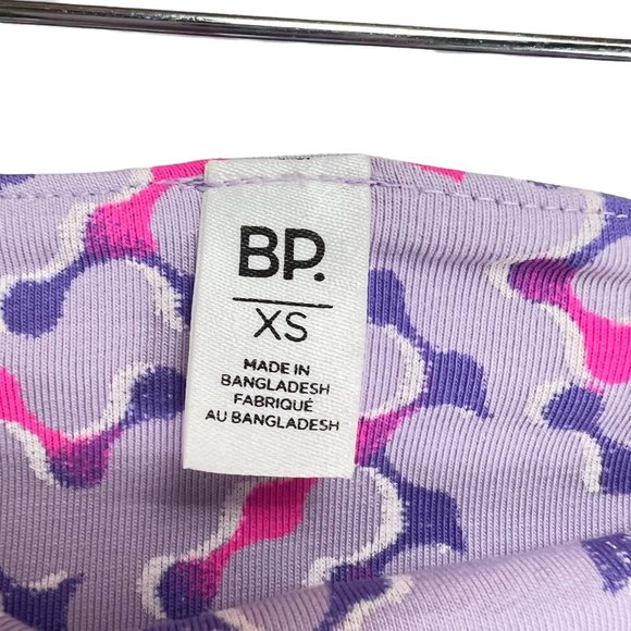 NWT BP. Purple Geo Tube Tank Top Size XS - Picture 7 of 7